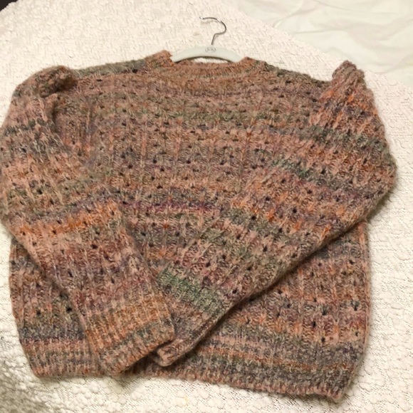 Pink Puffy Italian Sweater - Picture 3 of 3